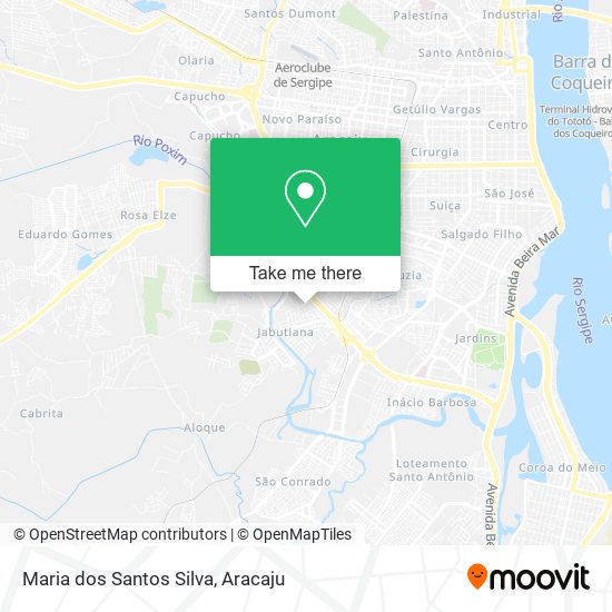 Maria dos Santos Silva map