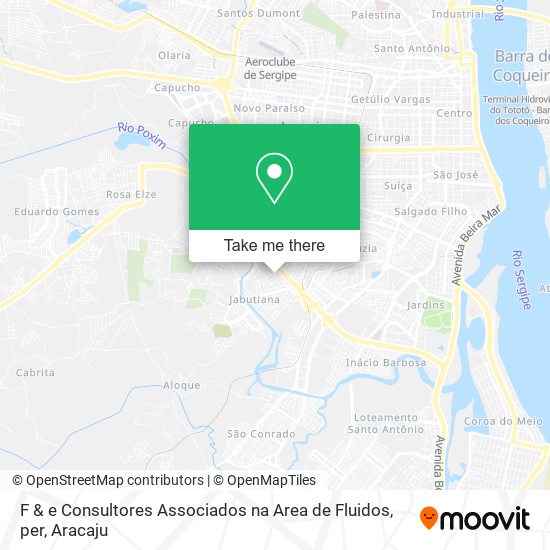 F & e Consultores Associados na Area de Fluidos, per map