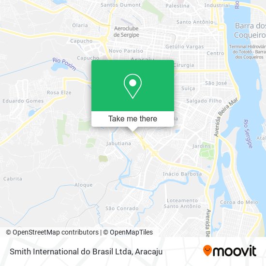 Smith International do Brasil Ltda map