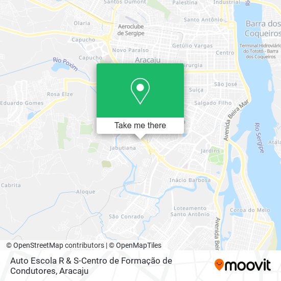 Mapa Auto Escola R & S-Centro de Formação de Condutores