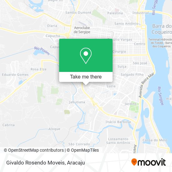 Givaldo Rosendo Moveis map