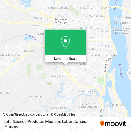 Life Science Produtos Medicos Laboratoriais map