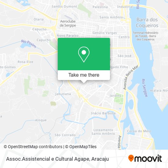 Mapa Assoc.Assistencial e Cultural Agape