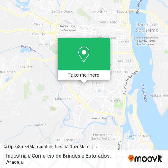 Industria e Comercio de Brindes e Estofados map