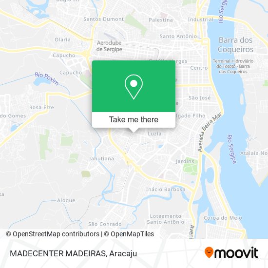 Mapa MADECENTER MADEIRAS