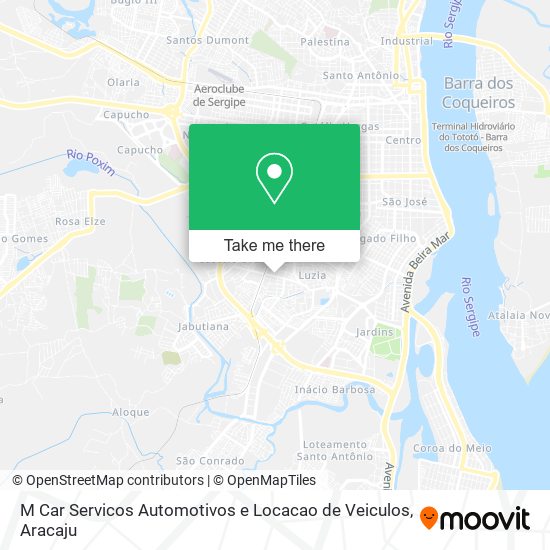 Mapa M Car Servicos Automotivos e Locacao de Veiculos