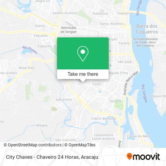 City Chaves - Chaveiro 24 Horas map