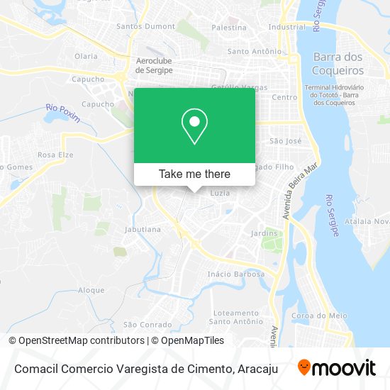 Comacil Comercio Varegista de Cimento map