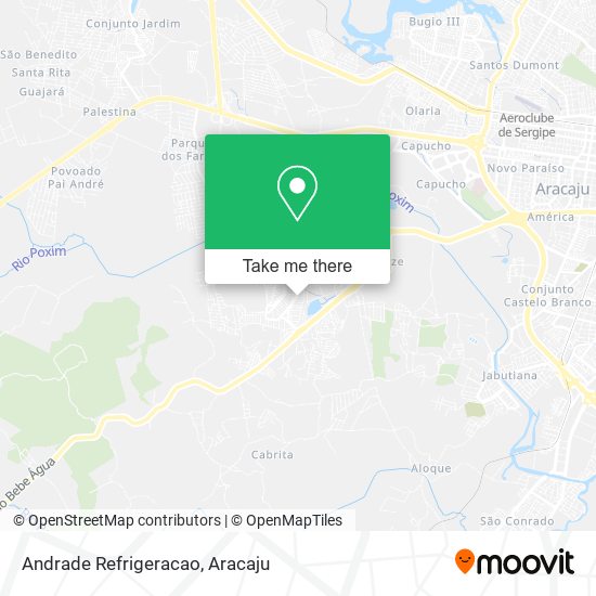 Andrade Refrigeracao map