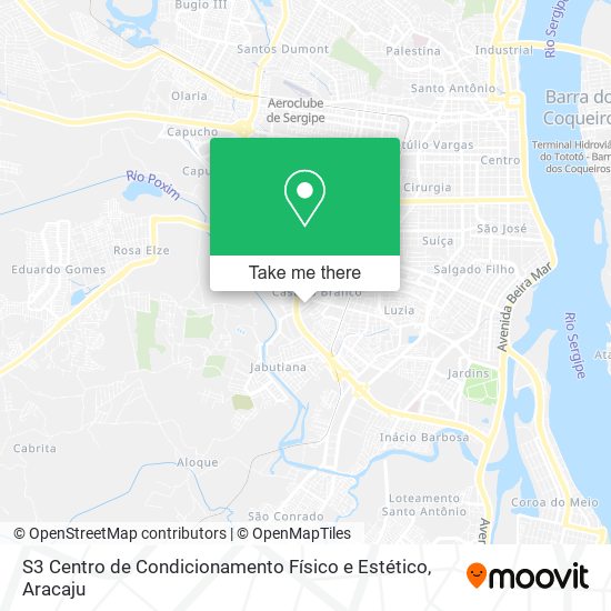 S3 Centro de Condicionamento Físico e Estético map