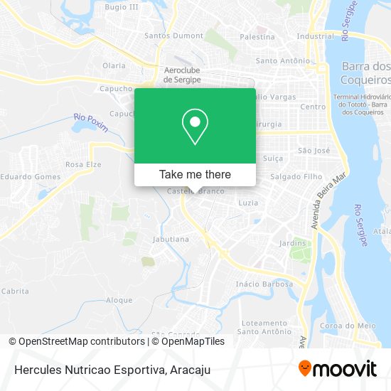 Mapa Hercules Nutricao Esportiva