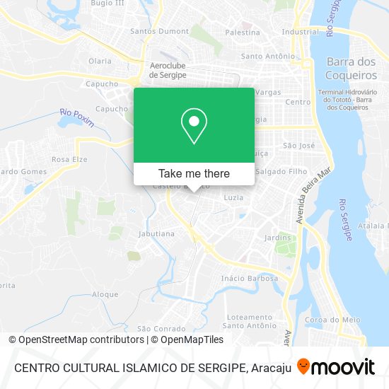 CENTRO CULTURAL ISLAMICO DE SERGIPE map