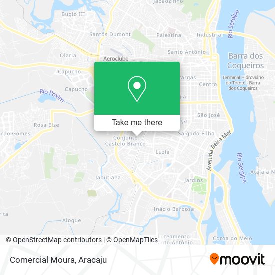 Comercial Moura map