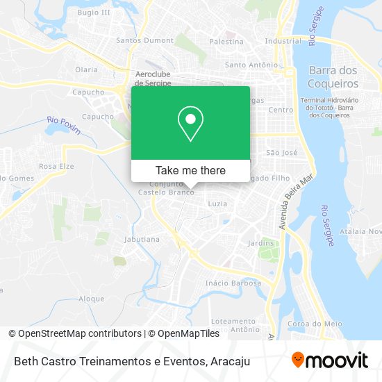 Beth Castro Treinamentos e Eventos map