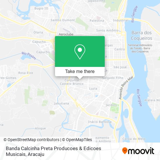 Banda Calcinha Preta Producoes & Edicoes Musicais map