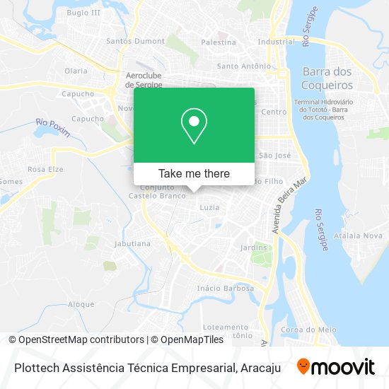 Mapa Plottech Assistência Técnica Empresarial