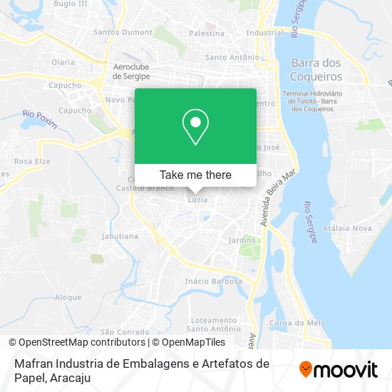 Mafran Industria de Embalagens e Artefatos de Papel map