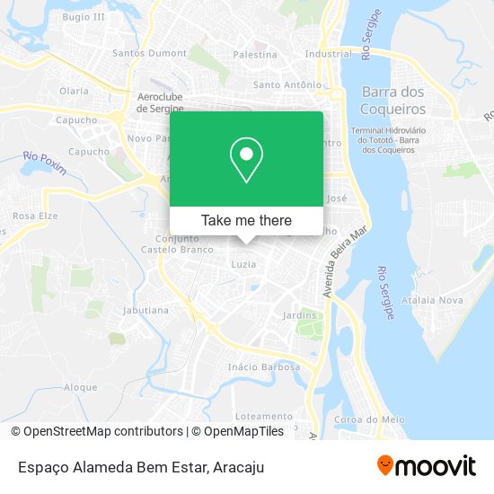 Espaço Alameda Bem Estar map