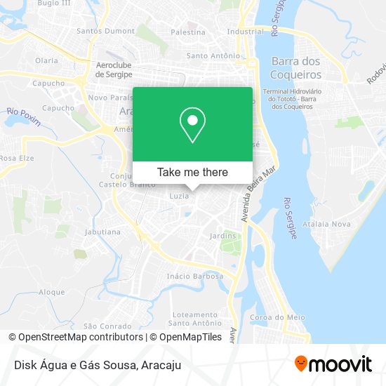 Disk Água e Gás Sousa map