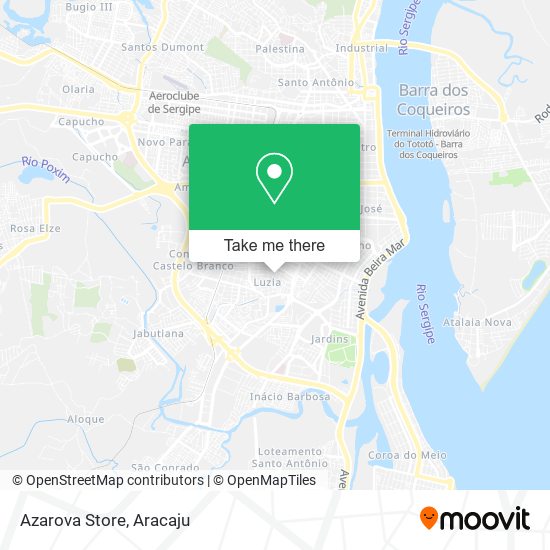 Azarova Store map