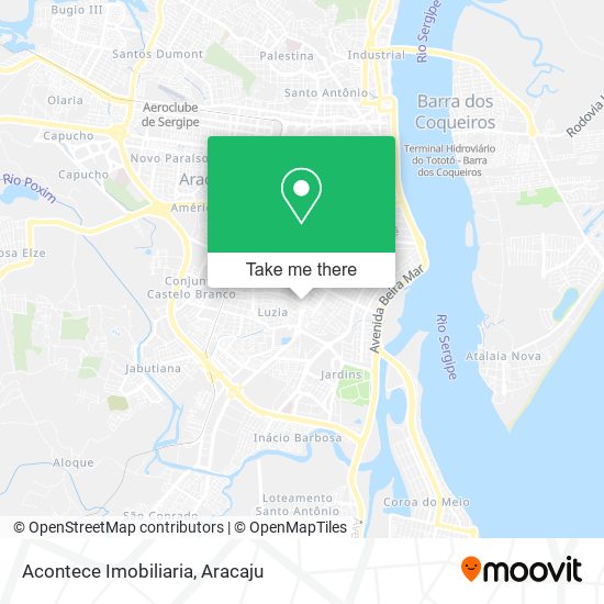 Acontece Imobiliaria map