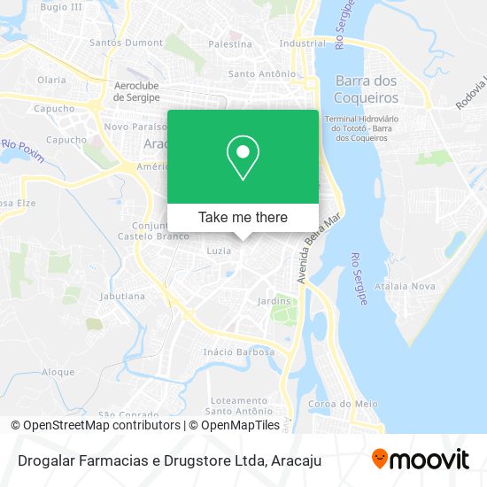 Drogalar Farmacias e Drugstore Ltda map