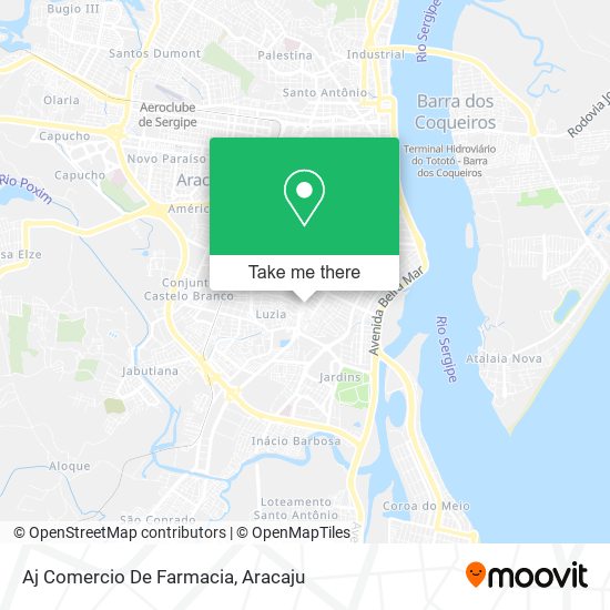 Aj Comercio De Farmacia map