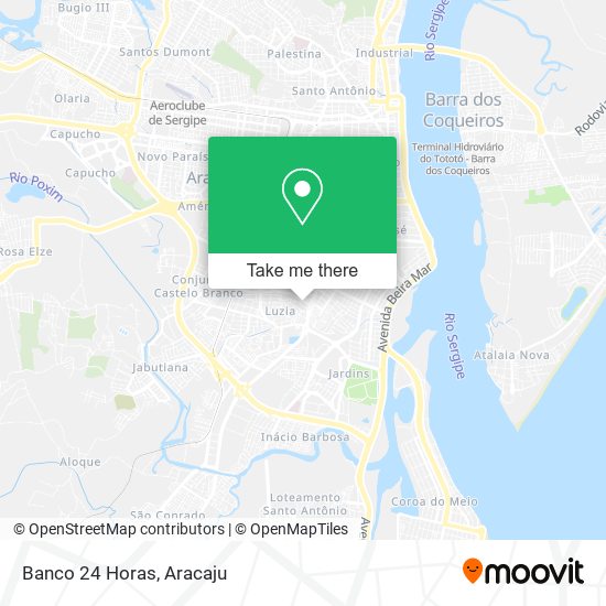 Mapa Banco 24 Horas