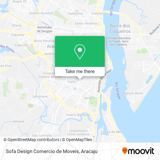 Sofa Design Comercio de Moveis map