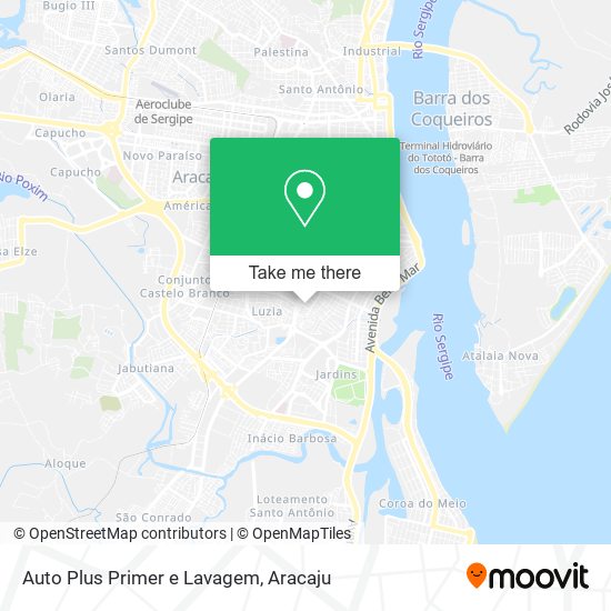 Auto Plus Primer e Lavagem map