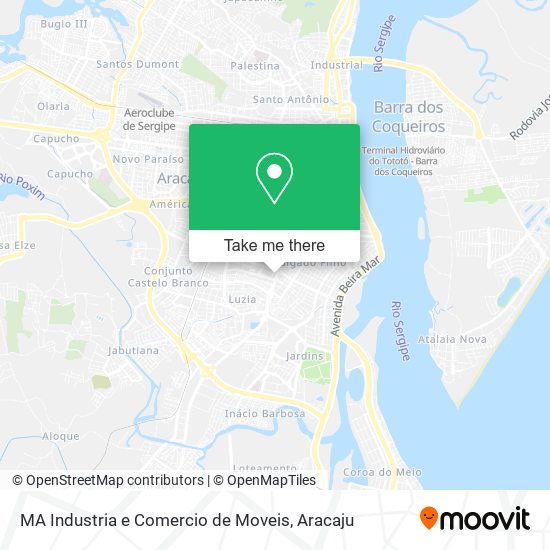 MA Industria e Comercio de Moveis map