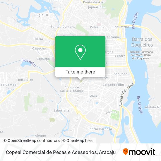 Copeal Comercial de Pecas e Acessorios map