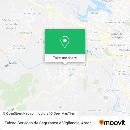 Mapa Falcao Servicos de Seguranca e Vigilancia