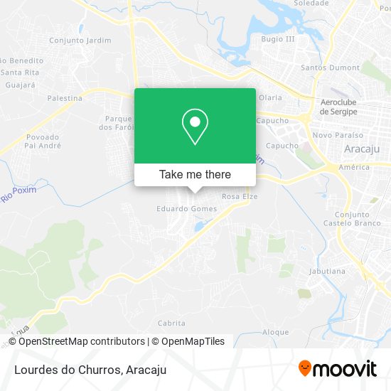 Lourdes do Churros map