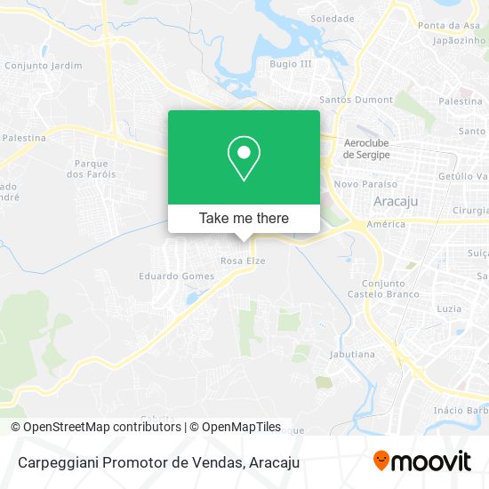 Carpeggiani Promotor de Vendas map