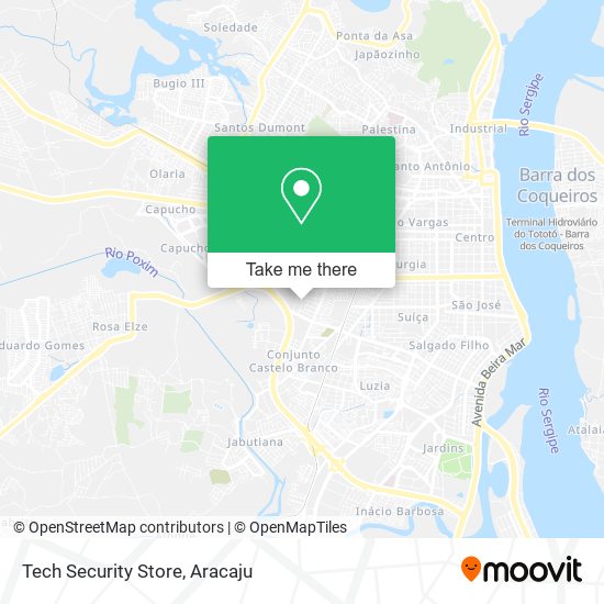 Tech Security Store map