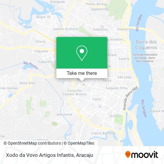 Xodo da Vovo Artigos Infantis map