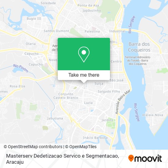 Masterserv Dedetizacao Servico e Segmentacao map