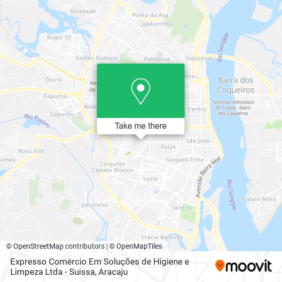 Expresso Comércio Em Soluções de Higiene e Limpeza Ltda - Suissa map