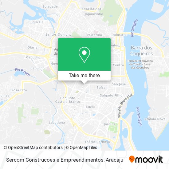 Mapa Sercom Construcoes e Empreendimentos