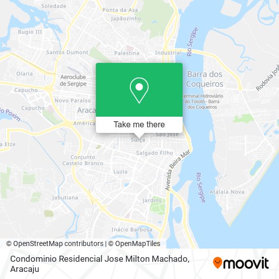 Mapa Condominio Residencial Jose Milton Machado