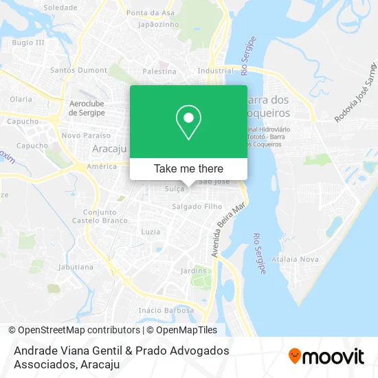 Andrade Viana Gentil & Prado Advogados Associados map
