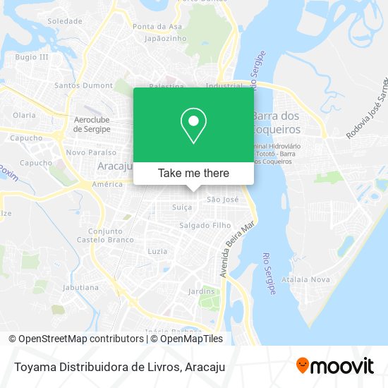 Toyama Distribuidora de Livros map