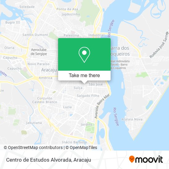 Centro de Estudos Alvorada map