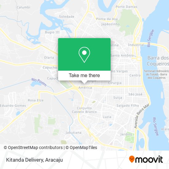 Kitanda Delivery map