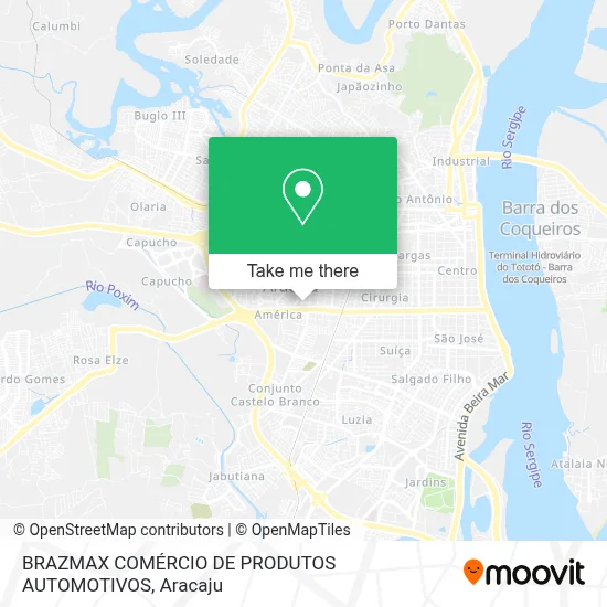 BRAZMAX COMÉRCIO DE PRODUTOS AUTOMOTIVOS map