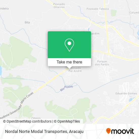 Nordal Norte Modal Transportes map