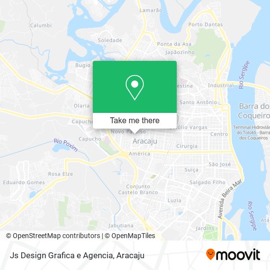 Mapa Js Design Grafica e Agencia