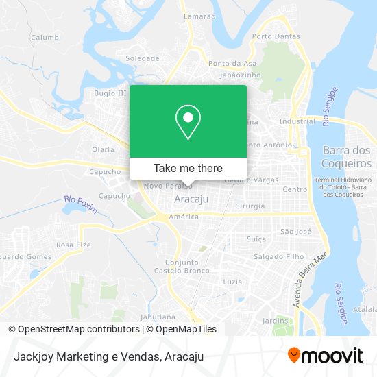 Mapa Jackjoy Marketing e Vendas