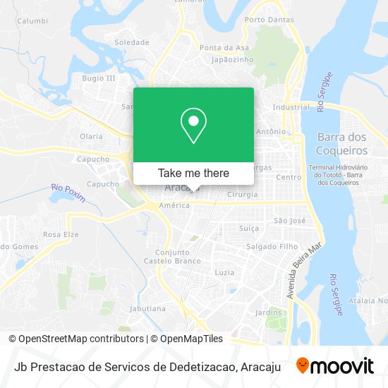 Mapa Jb Prestacao de Servicos de Dedetizacao